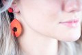 Ohrset tulpe orange3